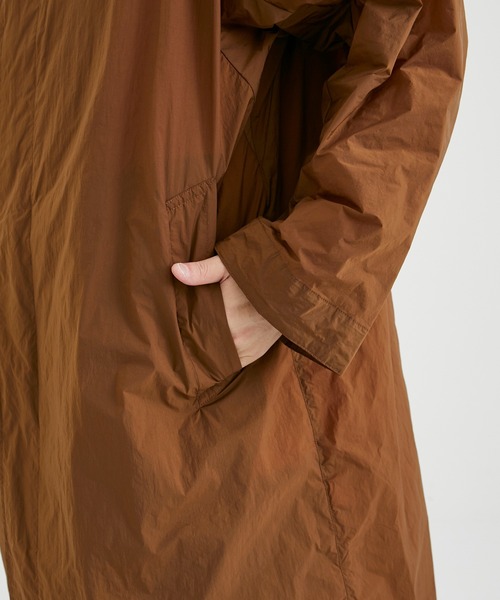 AFTERHOURS(アフターアワーズ)の「【AFTERHOURS / アフターアワーズ】BALMACAAN COAT/バルマカンコート(ステンカラーコート・メンズ・ダークグレー/ブラウン・3)」の9枚目の写真