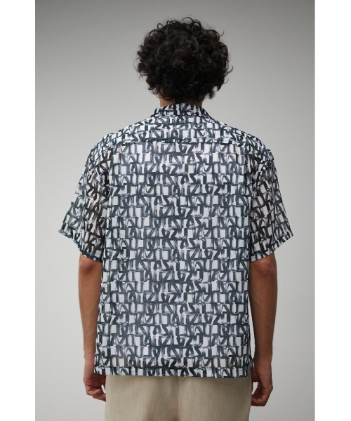 AZUL by moussy（アズールバイマウジー）の「OPENWORK ALOHA PATTERN SHIRT/オープンワークアロハパターンシャツ（シャツ/ブラウス・メンズ・ブラック系その他/ブルー系その他3・FREE）」の10枚目の写真