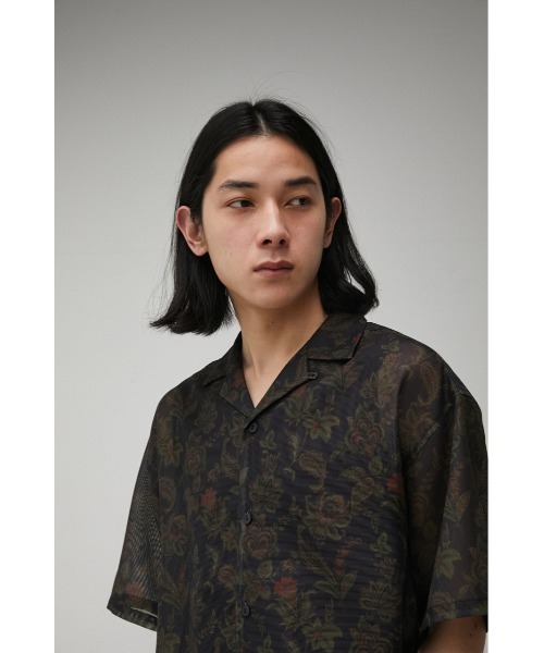 AZUL by moussy（アズールバイマウジー）の「OPENWORK ALOHA PATTERN SHIRT/オープンワークアロハパターンシャツ（シャツ/ブラウス・メンズ・ブラック系その他/ブルー系その他3・FREE）」の16枚目の写真