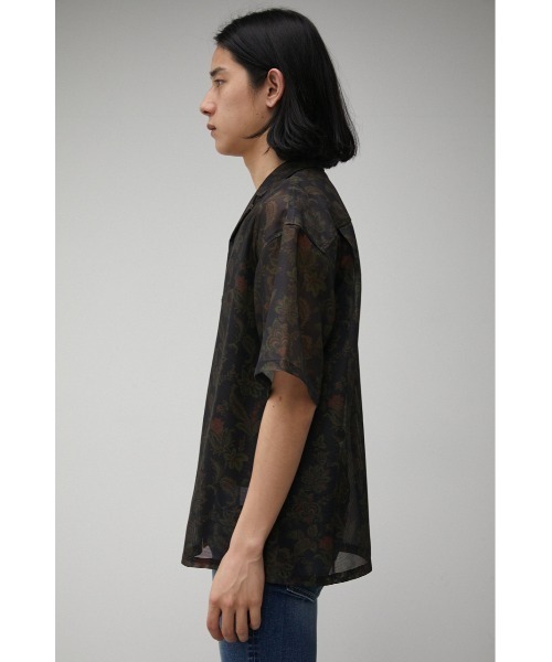 AZUL by moussy（アズールバイマウジー）の「OPENWORK ALOHA PATTERN SHIRT/オープンワークアロハパターンシャツ（シャツ/ブラウス・メンズ・ブラック系その他/ブルー系その他3・FREE）」の20枚目の写真