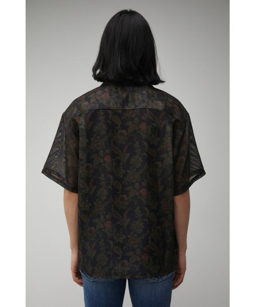 AZUL by moussy（アズールバイマウジー）の「OPENWORK ALOHA PATTERN SHIRT/オープンワークアロハパターンシャツ（シャツ/ブラウス・メンズ・ブラック系その他/ブルー系その他3・FREE）」の21枚目の写真