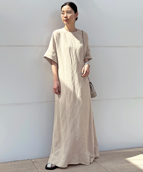 AP STUDIO フレアワンピース　グリーン DEUXIEME CLASSE - 完売品新品未使用タグ付き⭐︎AP STUDIO
