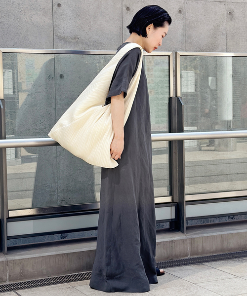 AP STUDIO フレアワンピース　グリーン DEUXIEME CLASSE - 完売品新品未使用タグ付き⭐︎AP STUDIO