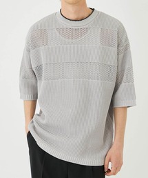UNITED TOKYO（ユナイテッドトウキョウ）の「和紙メッシュS/Sニット