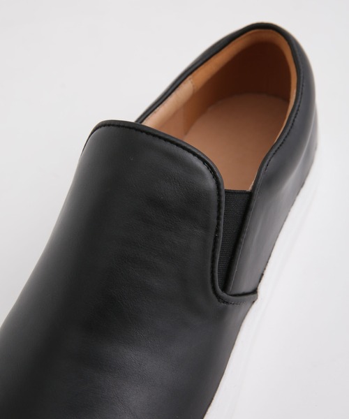 NANO universe（ナノユニバース）の「LB.04/ベーシックスリッポン（スリッポン・メンズ・ブラック・28/26/27）」の7枚目の写真