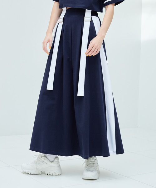 casane（カサネ）の「セパレートラインカットワンピース（ワンピース・レディース・グレー/ネイビー・FREE）」の9枚目の写真