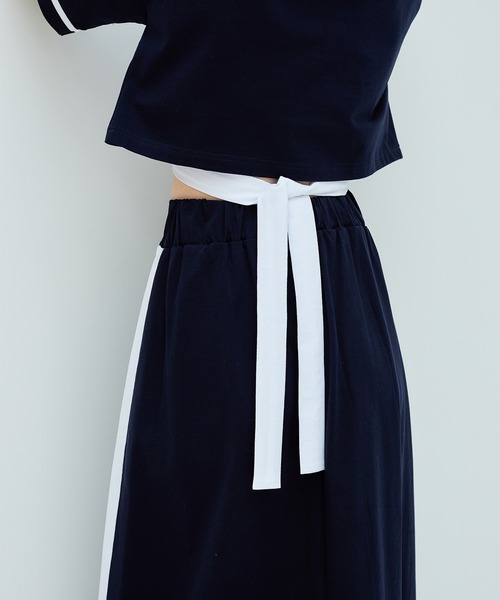 casane（カサネ）の「セパレートラインカットワンピース（ワンピース・レディース・グレー/ネイビー・FREE）」の20枚目の写真