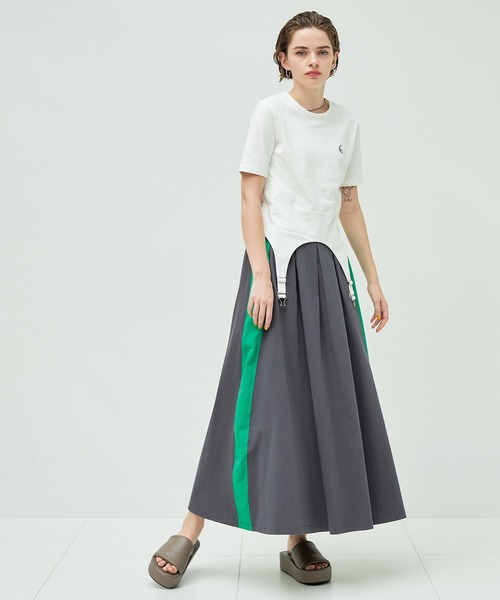 casane（カサネ）の「セパレートラインカットワンピース（ワンピース・レディース・グレー/ネイビー・FREE）」の21枚目の写真