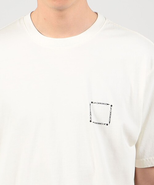 TOMORROWLAND (トゥモローランド)の「OLA CANVAS SINGLE FIN TEE コットンTシャツ(Tシャツ/カットソー・メンズ・ホワイト系その他/ブルー系その他2・L/M)」の7枚目の写真