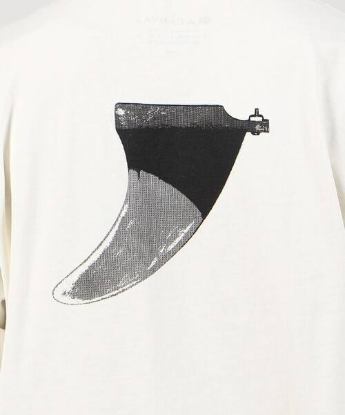 TOMORROWLAND (トゥモローランド)の「OLA CANVAS SINGLE FIN TEE コットンTシャツ(Tシャツ/カットソー・メンズ・ホワイト系その他/ブルー系その他2・L/M)」の10枚目の写真