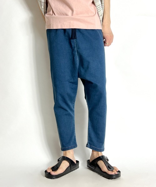 BEATJIVE(ビートジャイブ)の「クロップドパンツ ジョガーパンツ デニム ワイド&テーパード イージーパンツ ストレッチ 9分丈 アンクル丈 メンズ(デニムパンツ・メンズ・ネイビー/インディゴブルー/ブルー/ブラック系その他/ブルー系その他/ブルー系その他3/ブラック系その他2/ブルー系その他2・FREE/2/3)」の15枚目の写真