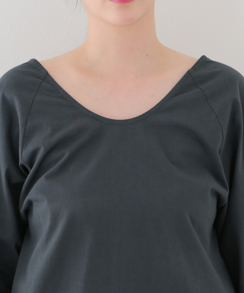 R JUBILEE（アールジュビリー）の「【R JUBILEE/アール ジュビリー】LAYERED TEE：カットソー（Tシャツ/カットソー・レディース・チャコールグレー・FREE）」の14枚目の写真