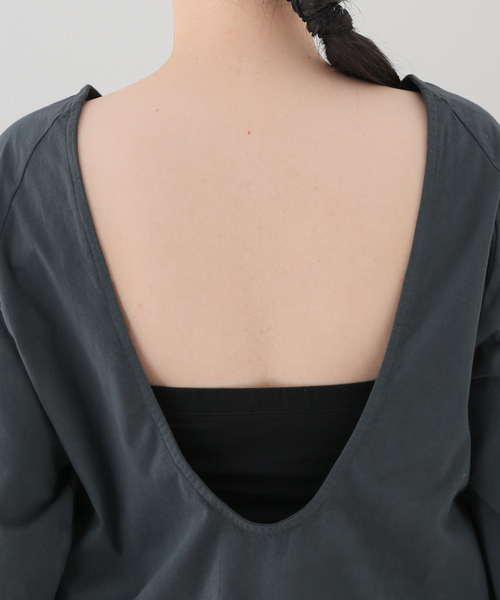 R JUBILEE（アールジュビリー）の「【R JUBILEE/アール ジュビリー】LAYERED TEE：カットソー（Tシャツ/カットソー・レディース・チャコールグレー・FREE）」の15枚目の写真