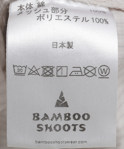 BAMBOO SHOOTS（バンブーシュート）の「【BAMBOO SHOOTS / バンブーシュート】S/S VENTILATION SHIRT-CHEC（シャツ/ブラウス・メンズ・グレー・MEDIUM/LARGE）」の15枚目の写真