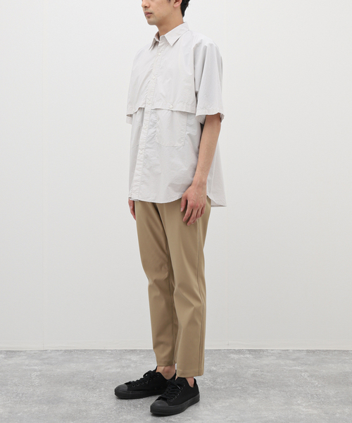 BAMBOO SHOOTS（バンブーシュート）の「【BAMBOO SHOOTS / バンブーシュート】S/S VENTILATION SHIRT-CHEC（シャツ/ブラウス・メンズ・グレー・MEDIUM/LARGE）」の17枚目の写真