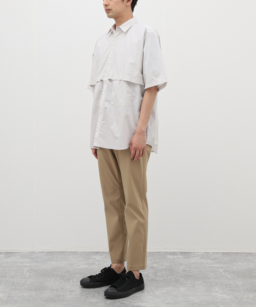 BAMBOO SHOOTS（バンブーシュート）の「【BAMBOO SHOOTS / バンブーシュート】S/S VENTILATION SHIRT-CHEC（シャツ/ブラウス・メンズ・グレー・MEDIUM/LARGE）」の18枚目の写真