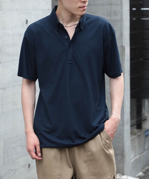 United Athle(ユナイテッドアスレ)の「【United Athle】4.7オンス スペシャル ドライ カノコ ポロシャツ(ボタンダウン)(ローブリード) 2022(ポロシャツ・メンズ・レッド/ブラック/ネイビー/ホワイト/ブルー・L/M/XL/S)」の3枚目の写真