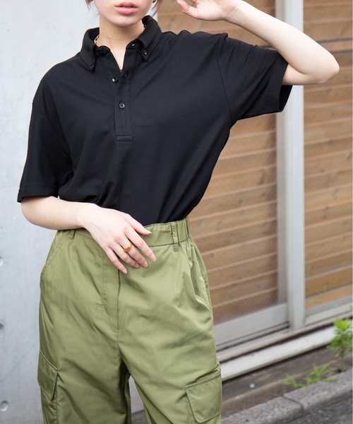 United Athle(ユナイテッドアスレ)の「【United Athle】4.7オンス スペシャル ドライ カノコ ポロシャツ(ボタンダウン)(ローブリード) 2022(ポロシャツ・メンズ・レッド/ブラック/ネイビー/ホワイト/ブルー・L/M/XL/S)」の6枚目の写真