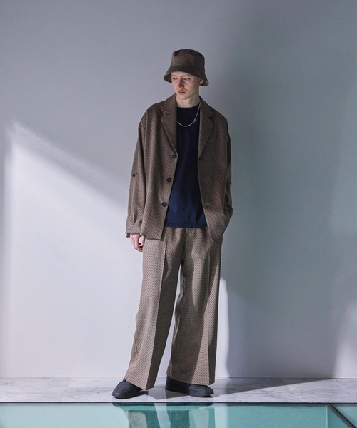 Iroquois(イロコイ)の「IROQUOIS/SENTI イロコイ / GEOMETRIC PATTERN BACKET HAT ハンティズムコラボレーションセットアップジオメトリックパターンバケットハット / 877103(ハット・メンズ・オレンジ系その他/ブルー系その他・FREE)」の3枚目の写真