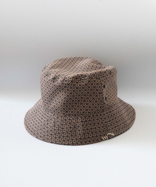 Iroquois(イロコイ)の「IROQUOIS/SENTI イロコイ / GEOMETRIC PATTERN BACKET HAT ハンティズムコラボレーションセットアップジオメトリックパターンバケットハット / 877103(ハット・メンズ・オレンジ系その他/ブルー系その他・FREE)」の5枚目の写真