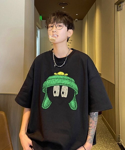 MGV(エムジーヴィー)の「センタープリントロゴTシャツ(Tシャツ/カットソー・メンズ・ブルー/ダークグレー/ホワイト/グリーン/レッド/ブラック/ベージュ・MEDIUM/LARGE/X-LARGE)」の3枚目の写真