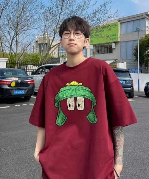 MGV(エムジーヴィー)の「センタープリントロゴTシャツ(Tシャツ/カットソー・メンズ・ブルー/ダークグレー/ホワイト/グリーン/レッド/ブラック/ベージュ・MEDIUM/LARGE/X-LARGE)」の16枚目の写真