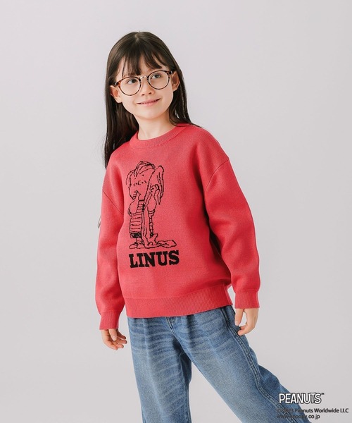 BAYFLOW（ベイフロー）の「【SNOOPY＆FRIENDS meets BAYFLOW】ハッピーナッツニット（KIDS)（ニット/セーター・キッズ・パープル/オフホワイト/ブルー/グリーン/ピンク/ブラック・110cm/120cm/130cm/140cm）」の21枚目の写真