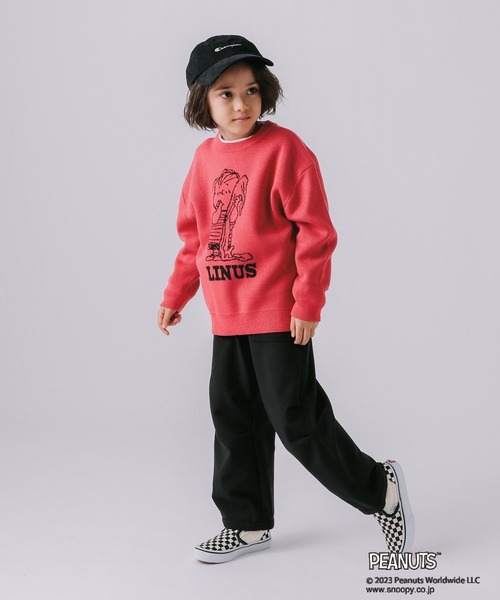 BAYFLOW（ベイフロー）の「【SNOOPY＆FRIENDS meets BAYFLOW】ハッピーナッツニット（KIDS)（ニット/セーター・キッズ・パープル/オフホワイト/ブルー/グリーン/ピンク/ブラック・110cm/120cm/130cm/140cm）」の22枚目の写真