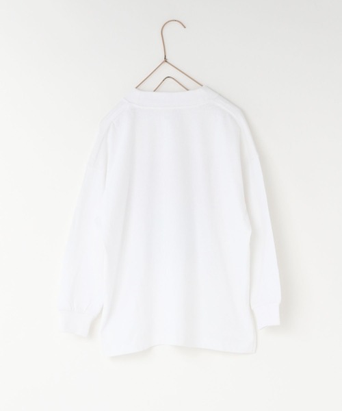 LOWRYS FARM(ローリーズファーム)の「アソートロゴプリントTシャツロングスリーブ 972445(Tシャツ/カットソー・キッズ・ブルー/アイボリー/グレー/ホワイト/チャコールグレー・110cm/120cm/130cm/140cm/150cm)」の12枚目の写真