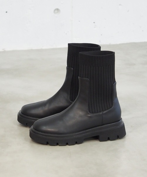 tiptop（ティップトップ）の「【2サイズ展開】アソートショートブーツ（ブーツ・レディース・ブラック/アイボリー/ブラウン/ブラック系その他/ブラウン系その他・M/L）」の9枚目の写真