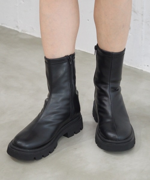 tiptop（ティップトップ）の「【2サイズ展開】アソートショートブーツ（ブーツ・レディース・ブラック/アイボリー/ブラウン/ブラック系その他/ブラウン系その他・M/L）」の18枚目の写真