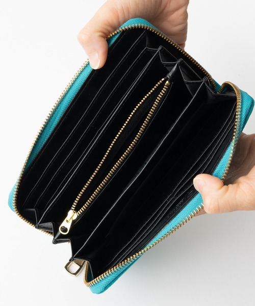 アルカンターラ ピスタシリーズ ラウンドファスナー 長財布（財布