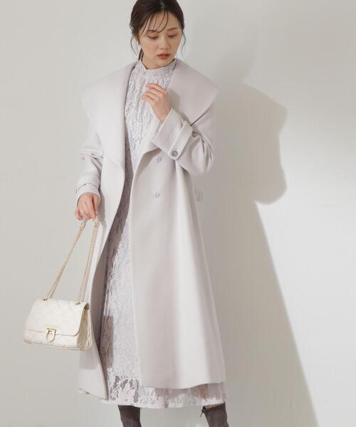 BODY DRESSING Deluxe ロングコート 36 ホワイト プロポーションボディドレッシング PROPORTION BODY DRESSING