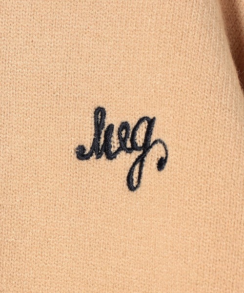 179/WG（イチナナキュウダブルジー）の「ダイヤ柄ニットプルオーバー（ニット/セーター・レディース・ベージュ/サックスブルー/オフホワイト・FREE）」の11枚目の写真