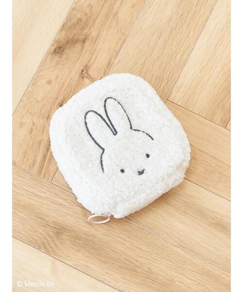 Green Parks(グリーンパークス)の「miffy/ボアスクエアポーチ(ポーチ・レディース・オフホワイト・FREE)」の10枚目の写真