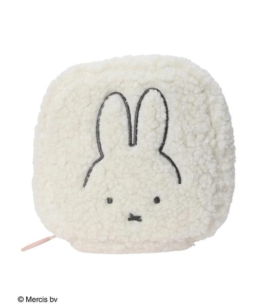 Green Parks(グリーンパークス)の「miffy/ボアスクエアポーチ(ポーチ・レディース・オフホワイト・FREE)」の17枚目の写真