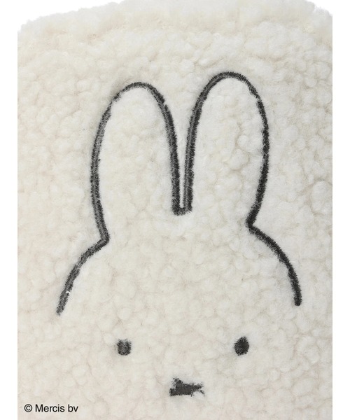 Green Parks(グリーンパークス)の「miffy/ボアスクエアポーチ(ポーチ・レディース・オフホワイト・FREE)」の5枚目の写真
