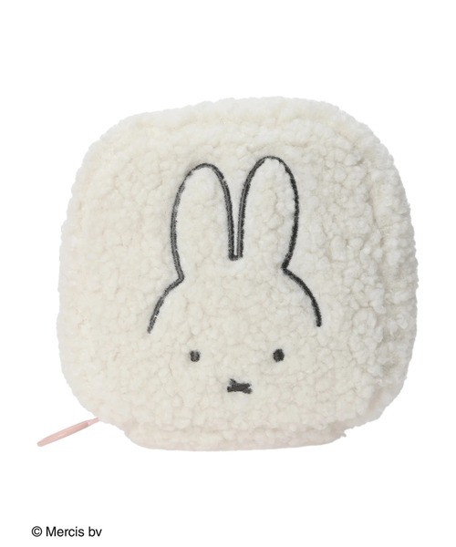 Green Parks(グリーンパークス)の「miffy/ボアスクエアポーチ(ポーチ・レディース・オフホワイト・FREE)」の9枚目の写真