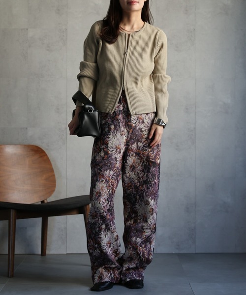 A. ROEGE HOVE リブニット カーディガン　ハイネック　S 当日発送可 A. ROEGE HOVE リブニット カーディガン ハイネック S 当日発送