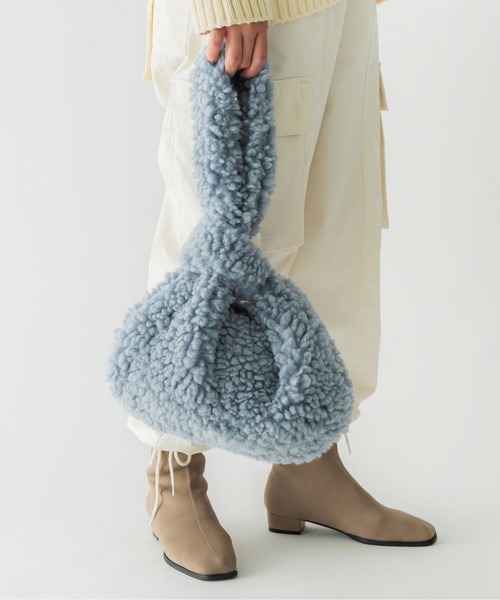 CONTROL FREAK（コントロールフリーク）の「CONTROL FREAK(コントロールフリーク)ボリュームボアバッグ（ハンドバッグ・レディース・ブラウン/ブルー/ベージュ・FREE）」の14枚目の写真