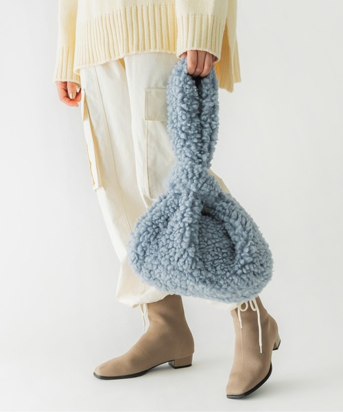 CONTROL FREAK（コントロールフリーク）の「CONTROL FREAK(コントロールフリーク)ボリュームボアバッグ（ハンドバッグ・レディース・ブラウン/ブルー/ベージュ・FREE）」の20枚目の写真