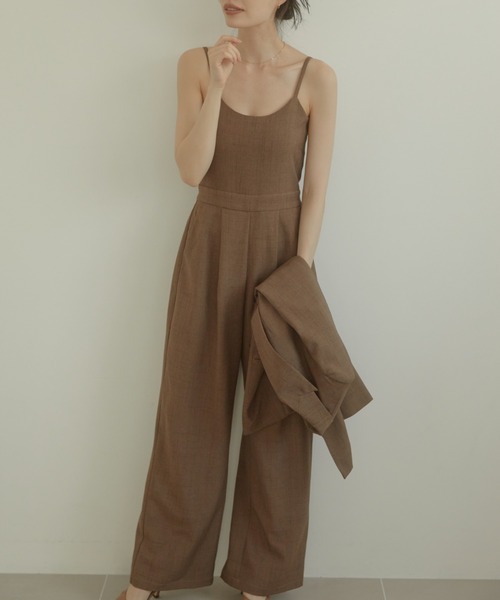 ACYM（アシーム）の「Latte color slim オールインワン（つなぎ/オールインワン・レディース・ブラウン/ベージュ・FREE）」の11枚目の写真