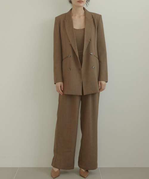 ACYM（アシーム）の「Latte color slim オールインワン（つなぎ/オールインワン・レディース・ブラウン/ベージュ・FREE）」の14枚目の写真