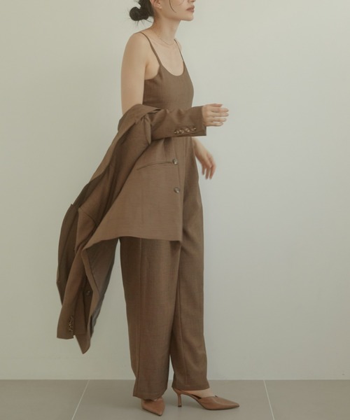 ACYM（アシーム）の「Latte color slim オールインワン（つなぎ/オールインワン・レディース・ブラウン/ベージュ・FREE）」の18枚目の写真