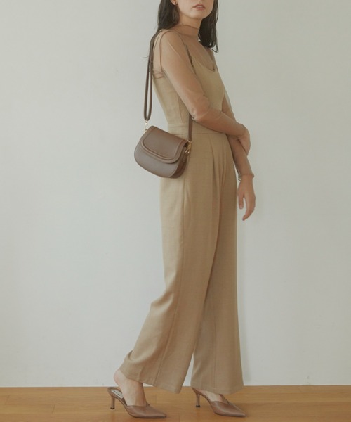 ACYM（アシーム）の「Latte color slim オールインワン（つなぎ/オールインワン・レディース・ブラウン/ベージュ・FREE）」の7枚目の写真