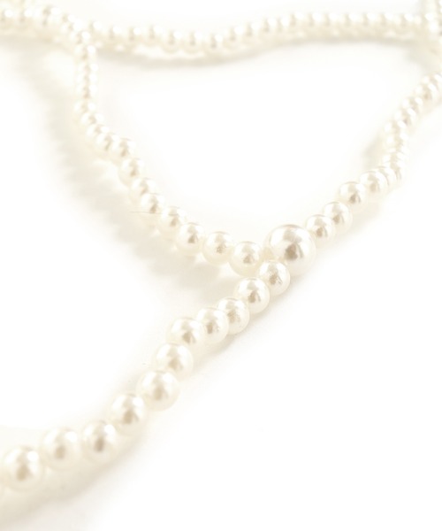 Alley by w closet(アリーバイダブルクローゼット)の「【Alley】パールビスチェ(その他トップス・レディース・オフホワイト・FREE)」の5枚目の写真