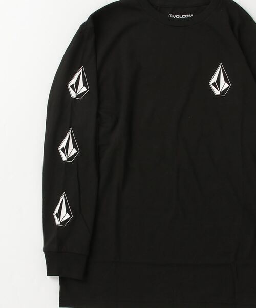 VOLCOM（ボルコム）の「VOLCOM/ボルコム ICONIC STONE LST クルーネック 長袖Tシャツ C3612309（Tシャツ/カットソー・キッズ・ブラック・S/M/L/XL）」の3枚目の写真