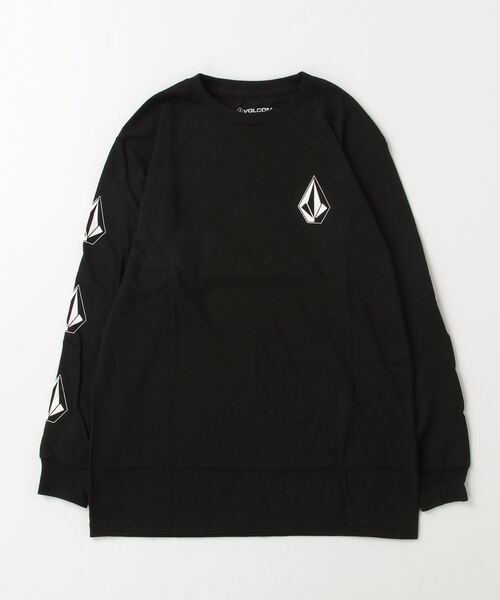 VOLCOM（ボルコム）の「VOLCOM/ボルコム ICONIC STONE LST クルーネック 長袖Tシャツ C3612309（Tシャツ/カットソー・キッズ・ブラック・S/M/L/XL）」の4枚目の写真