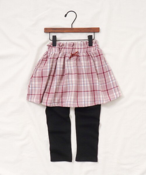 apres les cours（アプレレクール）の「【WEB限定】4柄スカッツ（スカート・キッズ・レンガ/ブラック/ブルー/ラベンダー・90/120/130/100/80/140/110）」の4枚目の写真