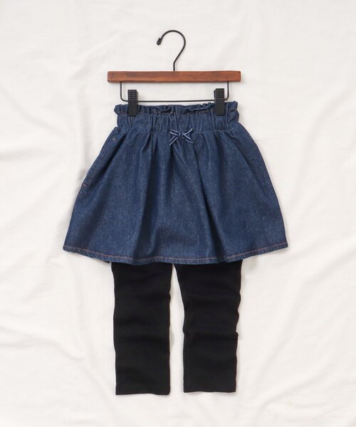 apres les cours（アプレレクール）の「【WEB限定】4柄スカッツ（スカート・キッズ・レンガ/ブラック/ブルー/ラベンダー・90/120/130/100/80/140/110）」の3枚目の写真